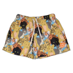 Ambsn California Wild Cat Swim Trunks Shorts Men's Size Small